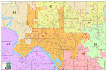 Iowa House District 66 Map