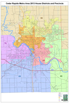 Iowa House District 66 Map (Metro Area)